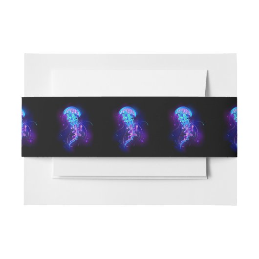 カ鮮やかラ白熱［赤熱］光を放つゲリ 招待状ベリーバンド (正面例)