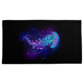 カ鮮やかラ白熱［赤熱］光を放つゲリ 枕カバー (正面右)