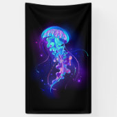 カ鮮やかラ白熱［赤熱］光を放つゲリ 横断幕 (縦)