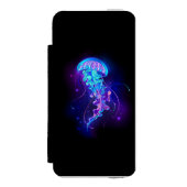 カ鮮やかラ白熱［赤熱］光を放つゲリ INCIPIO iPhoneウォレットケース (フォリオ 正面)