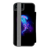 カ鮮やかラ白熱［赤熱］光を放つゲリ INCIPIO iPhoneウォレットケース (フォリオ裏面)