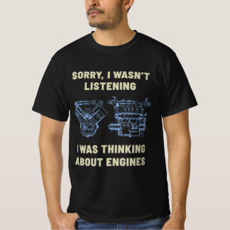 カ―エンジン ギアヘッド Tシャツ