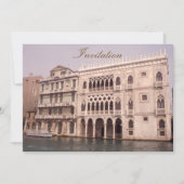 カ・ドーロ 招待状 (正面)