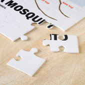 カ(昆虫学)の解剖学 ジグソーパズル (側面)