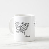 ガおよび炎のRumiのマグ コーヒーマグカップ (正面左)