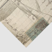 ガの薬剤師のDecoupageの青いティッシュ 薄葉紙 (詳細)