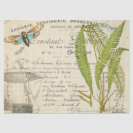 ガの薬剤師のDecoupageの青いティッシュ 薄葉紙