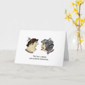 ガイおもしろいとギャル奇妙な素晴らしい人間関係 カード (黄色い花)