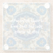 ガイおもしろいドエレガント・フレンズへのクリスマスプレゼント ガラスコースター (裏面)