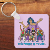 ガイアとプラネタイトグラフィック キーホルダー (正面)