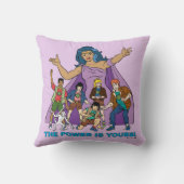 ガイアとプラネタイトグラフィック クッション (裏面)