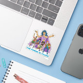 ガイアとプラネタイトグラフィック シール (ノートパソコンとiPhone)