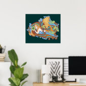 ガイアのケルト波 ポスター (ホームオフィス)