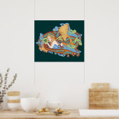 ガイアのケルト波 ポスター (キッチン)