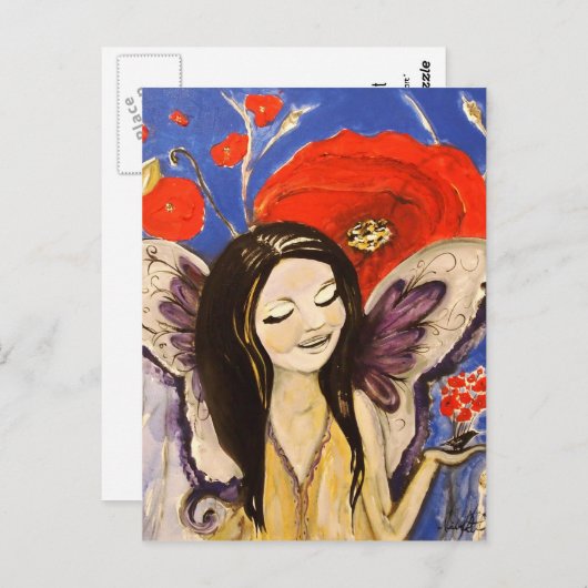 ガイアの天使の子供はがき ポストカード (正面/裏面)