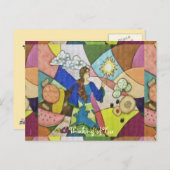 ガイアの豊富な食べ物の果物野菜 ポストカード (正面/裏面)