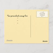 ガイアの豊富な食べ物の果物野菜 ポストカード (裏面)