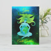 ガイアアース女神グリーティングカード 招待状 (スタンド正面)
