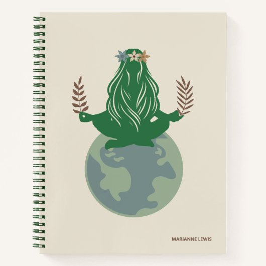 ガイアアース女神、マザーアース、プラネットアース ノートブック (正面)