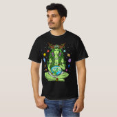 ガイアギリシャ女神異教のマザーアースヒッパイナトゥール Tシャツ (正面フル)