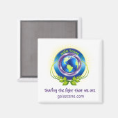 ガイアシーンスクエア冷凍機マグネットドロップロゴ マグネット (正面/裏面)