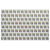 ガイアナからの愛笑顔ガイアナ国旗 ファブリック (ヤード)