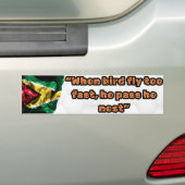 ガイアナことわざバンパーステッカー バンパーステッカー (車上)