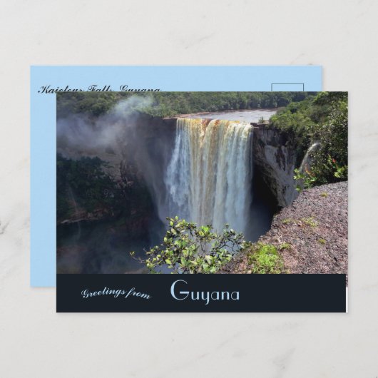 ガイアナのカイエ秋の見解 ポストカード (正面/裏面)