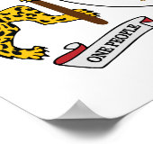 ガイアナのコート・オブ・アームズ ポスター (角)