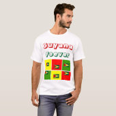 ガイアナのスローガンTシャツ Tシャツ (正面フル)