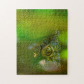 ガイアナのワニ。 ジグソーパズル (縦)