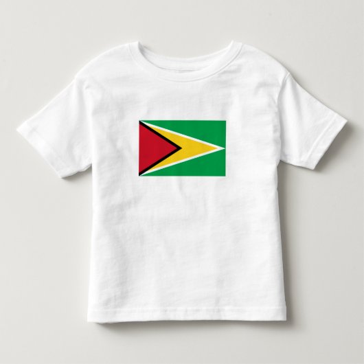 ガイアナの国旗 トドラーTシャツ (正面)