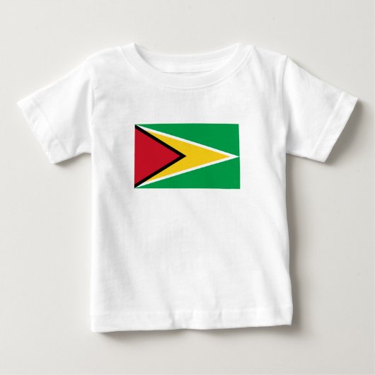 ガイアナの国旗 ベビーTシャツ (正面)