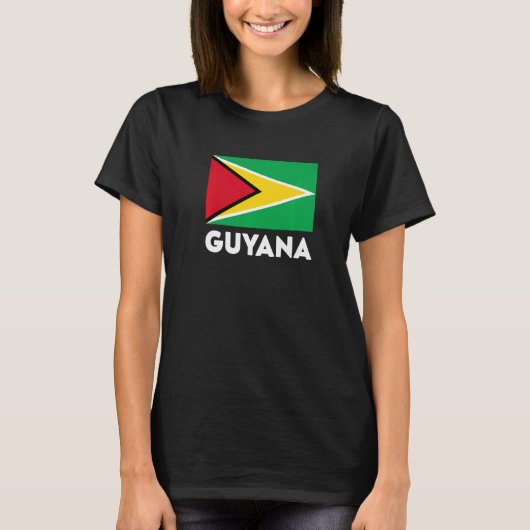 ガイアナの国旗 Tシャツ (正面)