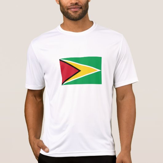 ガイアナの国旗 Tシャツ (正面)