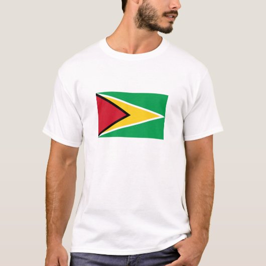 ガイアナの国旗 Tシャツ (正面)