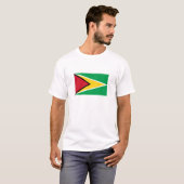 ガイアナの国旗 Tシャツ (正面フル)