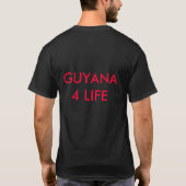 ガイアナの旗 Tシャツ (裏面)
