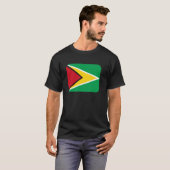 ガイアナの旗 Tシャツ (正面フル)