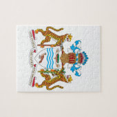 ガイアナの紋章付き外衣 ジグソーパズル (横)