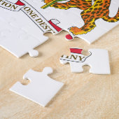 ガイアナの紋章付き外衣 ジグソーパズル (側面)