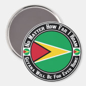 ガイアナは永遠の故郷だ マグネット (正面/裏面)