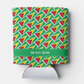 ガイアナカーニバルスポーツパーソナライズされた国旗 缶クーラー (裏面)