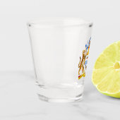 ガイアナコートオブアームズ撮影ガラス ショットグラス (左)