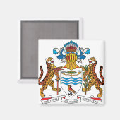 ガイアナコートオブアームズ詳細 マグネット (正面/裏面)