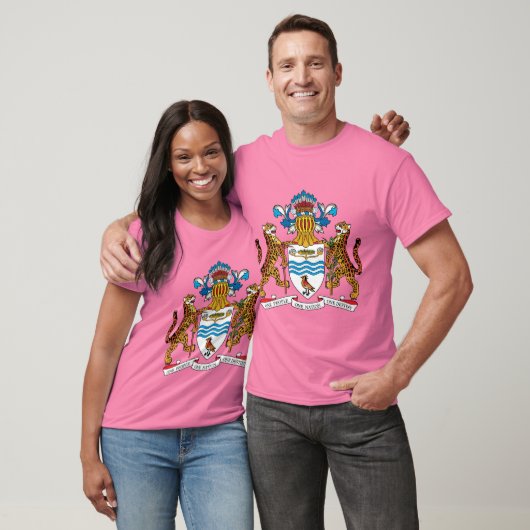 ガイアナコートオブアームズ詳細 Tシャツ (ユニセックス)
