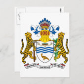 ガイアナコートオブアームズ ポストカード (正面/裏面)