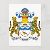 ガイアナコートオブアームズ ポストカード (正面)