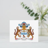 ガイアナコートオブアームズ ポストカード (スタンド正面)