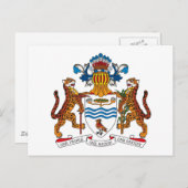 ガイアナコートオブアームズ ポストカード (正面/裏面)